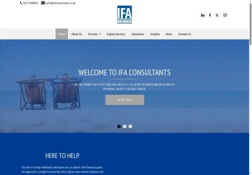 Website Image of IFA Consultants Limited