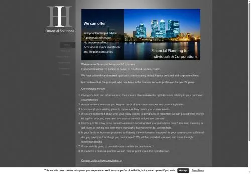 Website Image of Financial Solutions SC LTD