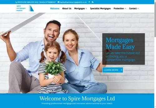 Website Image of Spire Mortgages Limited