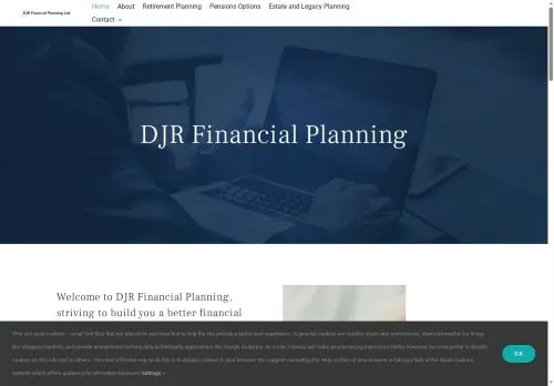 Website Image of DJR Financial Planning LTD