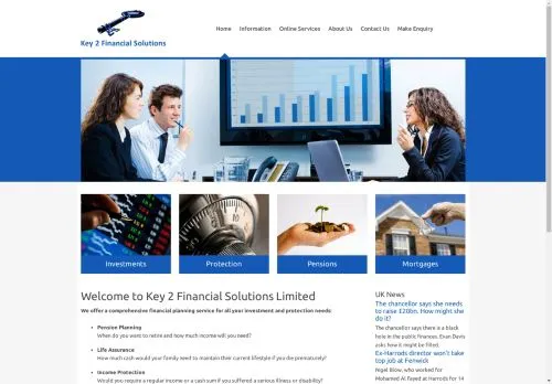 Website Image of Key 2 Financial Solutions LTD