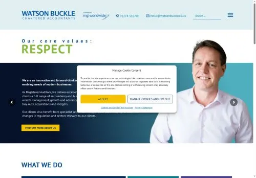 Website Image of Watson Buckle Wealth Management Limited