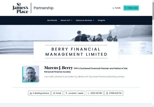 Website Image of Berry Financial Management LTD