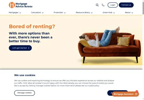 Website Image of Mortgage Advice Bureau (north West) Limited