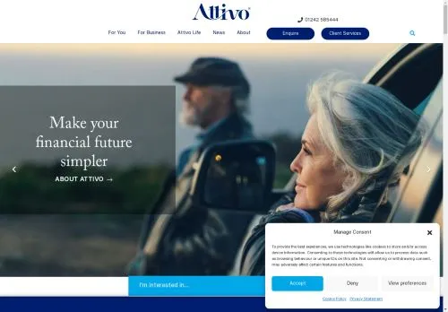 Website Image of Attivo Financial Limited
