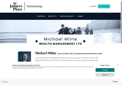 Website Image of Michael Milne Wealth Management LTD