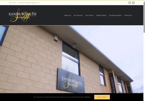 Website Image of Sands Wealth Management Limited