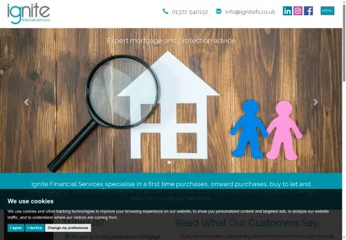 Website Image of Ignite Financial Services LTD