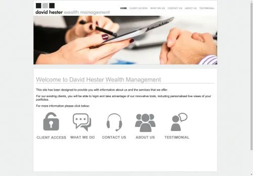 Website Image of DAVID HESTER FINANCIAL SERVICES LTD