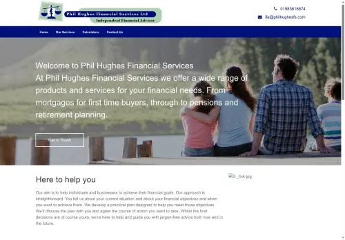 Website Image of Phil Hughes Financial Services LTD