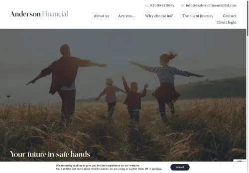 Website Image of Anderson Financial Limited