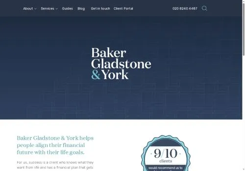 Website Image of BAKER GLADSTONE and YORK LIMITED