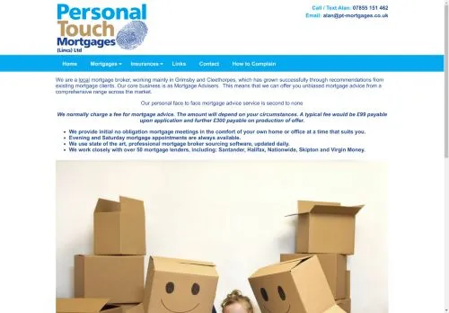 Website Image of PERSONAL TOUCH MORTGAGES LTD