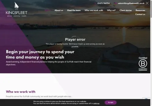 Website Image of Kingsfleet Wealth Limited