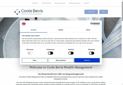 Website Image of Coole Bevis Wealth Management LTD