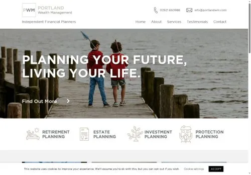 Website Image of Portland Wealth Management Limited
