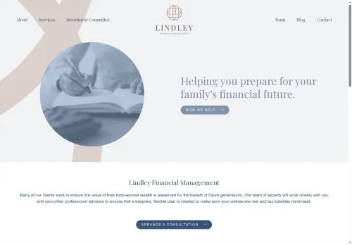 Website Image of LINDLEY FINANCIAL MANAGEMENT LIMITED