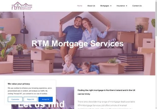 Website Image of RTM Mortgage Services LTD