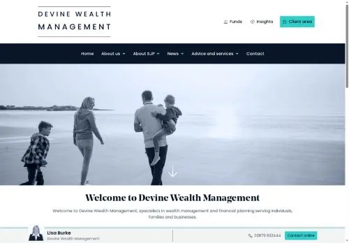 Website Image of Devine Wealth Management