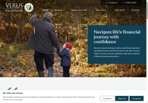 Website Image of Verus Financial Planning Limited