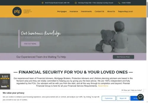 Website Image of Premier Financial Group Limited