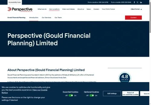 Website Image of Perspective (gould Financial Planning) Limited