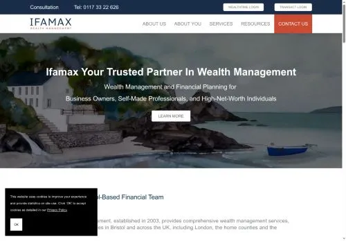 Website Image of Ifamax Limited