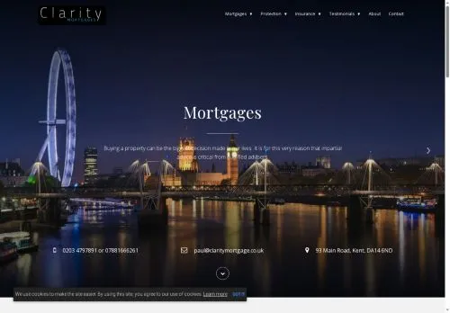 Website Image of Clarity Mortgages Limited