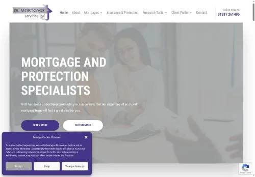 Website Image of DL Mortgage Services Limited
