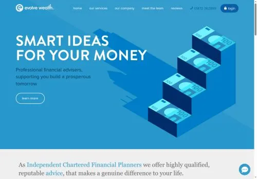 Website Image of Evolve Wealth Limited