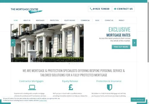 Website Image of The Mortgage Centre Direct LTD