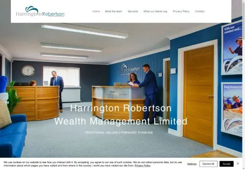 Website Image of Harrington Robertson Wealth Management Limited