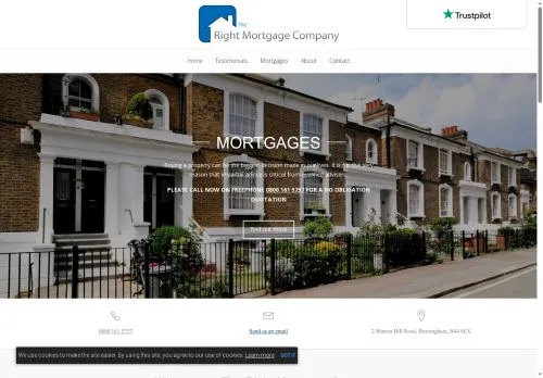 Website Image of The Right Mortgage Company