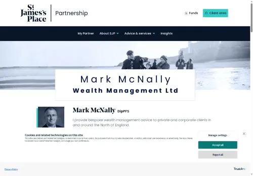 Website Image of Mark McNally Wealth Management Limited