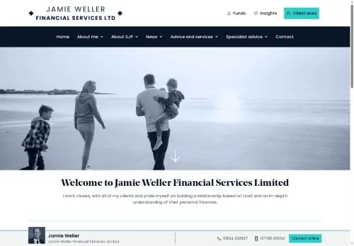 Website Image of Jamie Weller Financial Services Limited
