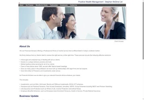 Website Image of Stephen McDine Limited