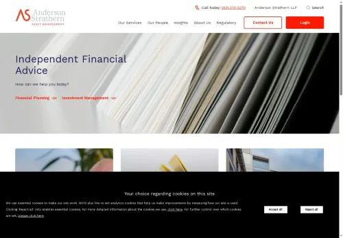Website Image of Anderson Strathern Asset Management Limited