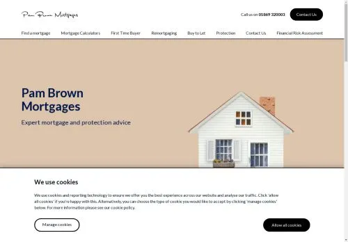 Website Image of Pam Brown Mortgages LLP