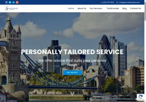 Website Image of AURORA FINANCIAL SOLUTIONS LTD