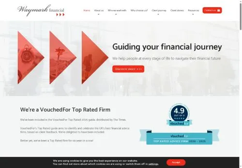 Website Image of Waymark Financial LTD