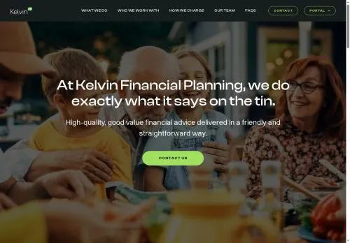 Website Image of Kelvin Financial Planning Limited