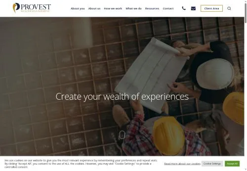 Website Image of Provest Wealth Management LTD
