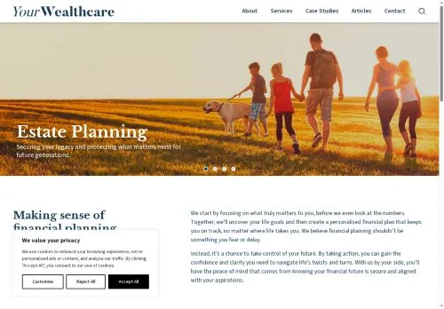 Website Image of Wealthcare (1985) LTD