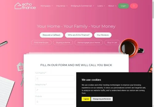 Website Image of Echo Finance Limited