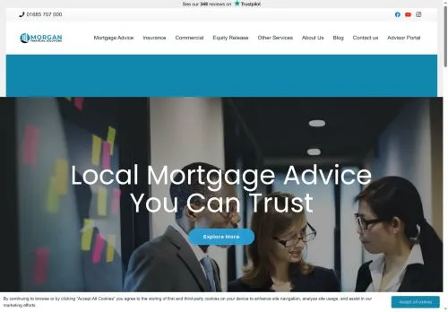 Website Image of Morgan Financial Solutions Limited