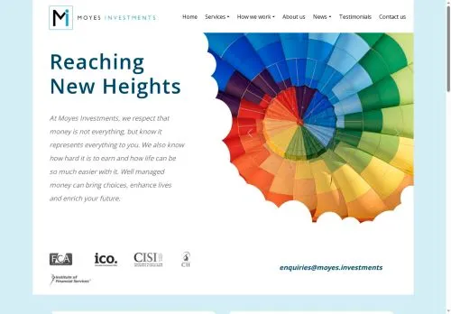 Website Image of MOYES Financial Planning Limited