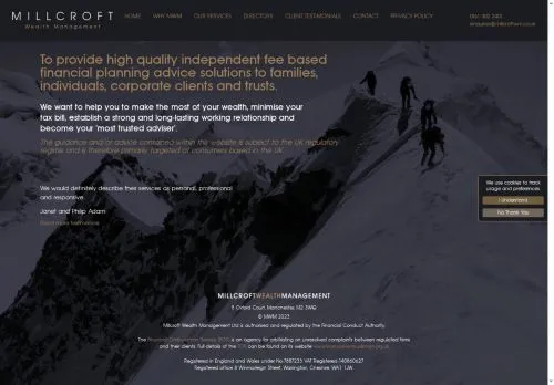 Website Image of Millcroft Wealth Management Limited