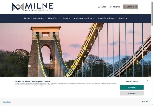 Website Image of Milne Wealth Management Limited