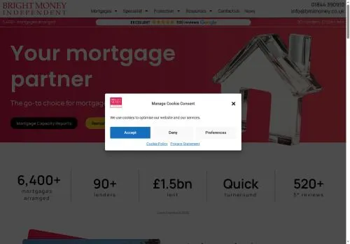 Website Image of Bright Money Independent LTD