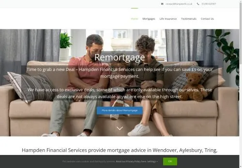 Website Image of Hampden Financial Services Limited